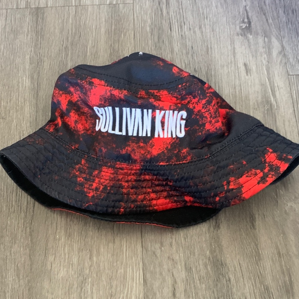 Red and Black Bucket Hat